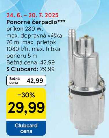 Ponorné čerpadlo