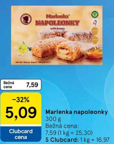 Marlenka napoleonky, 300 g 