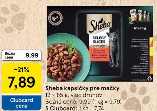 Sheba kapsičky pre mačky, 12x 85 g
