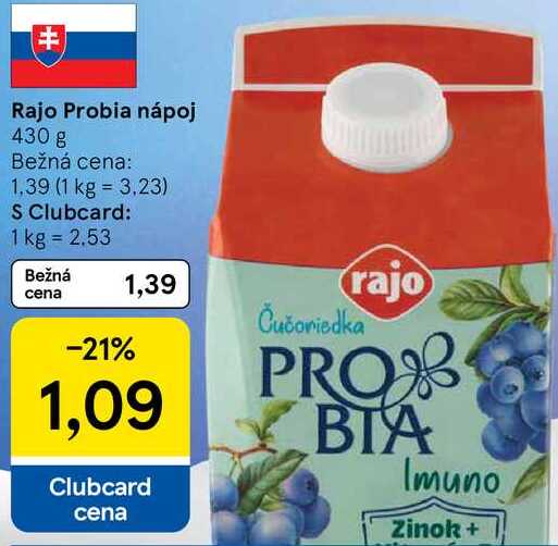 Rajo Probia nápoj, 430 g