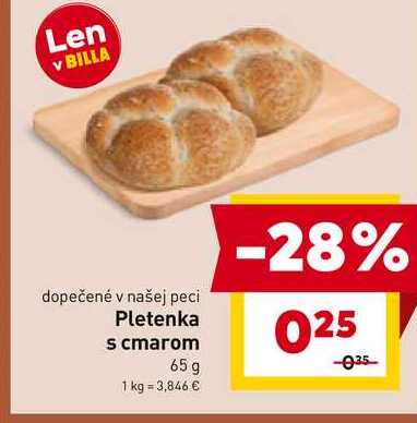 Pletenka s cmarom 65 g 