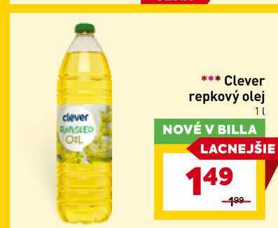 Clever repkový olej 1l