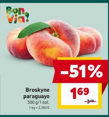 Broskyne Paraquayos (donut) 500g