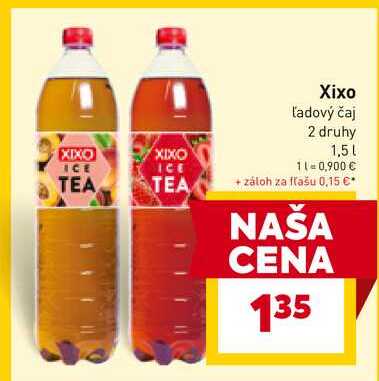 Xixo Ľadový čajový nápoj 1,5 l
