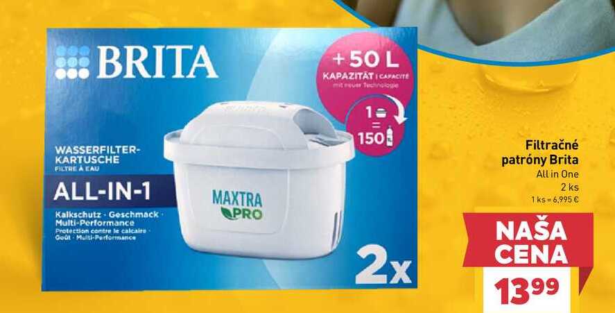 Filtračné patróny Brita All in One 2 ks 