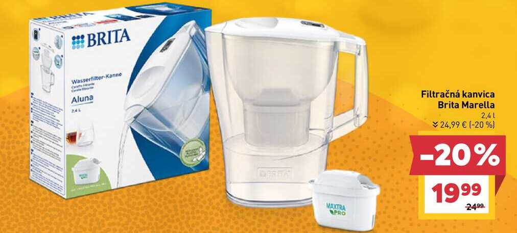 Filtračná kanvica Brita Marella 2,4l