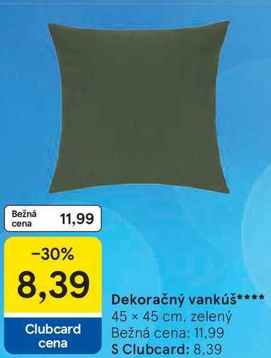 Dekoračný vankúš