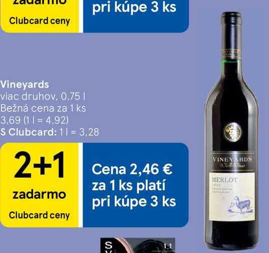 Vineyards, 0,75 l