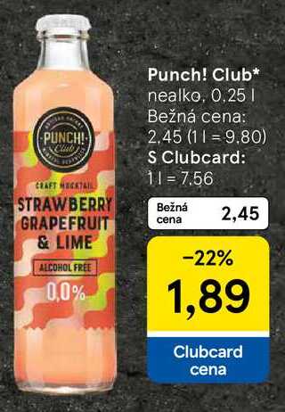 Punch! Club, 0,25 l