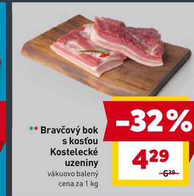 Bravčový bok s kosťou 1 kg 