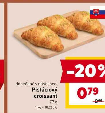 Pistáciový croissant 77 g
