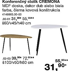 Konferenčný stolík CREMONA