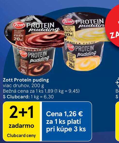 Zott Protein puding, 200 g 