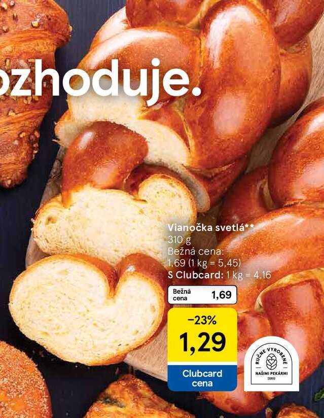 Vianočka svetlá, 310 g