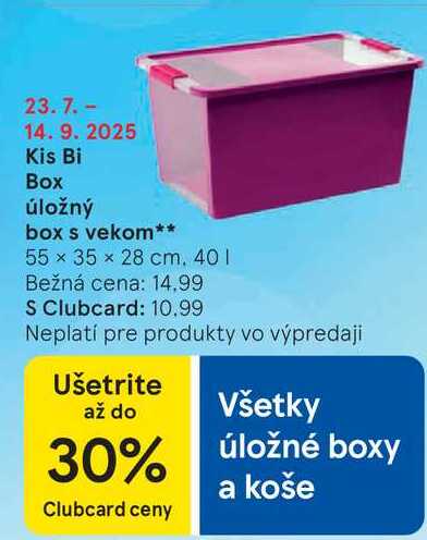 Kis Bi Box úložný box s vekom