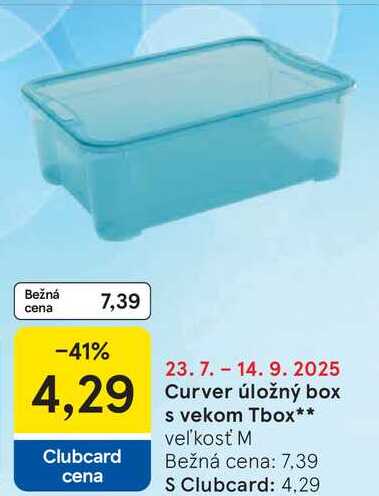 Curver úložný box s vekom Tbox