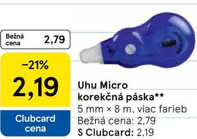 Uhu Micro korekčná páska