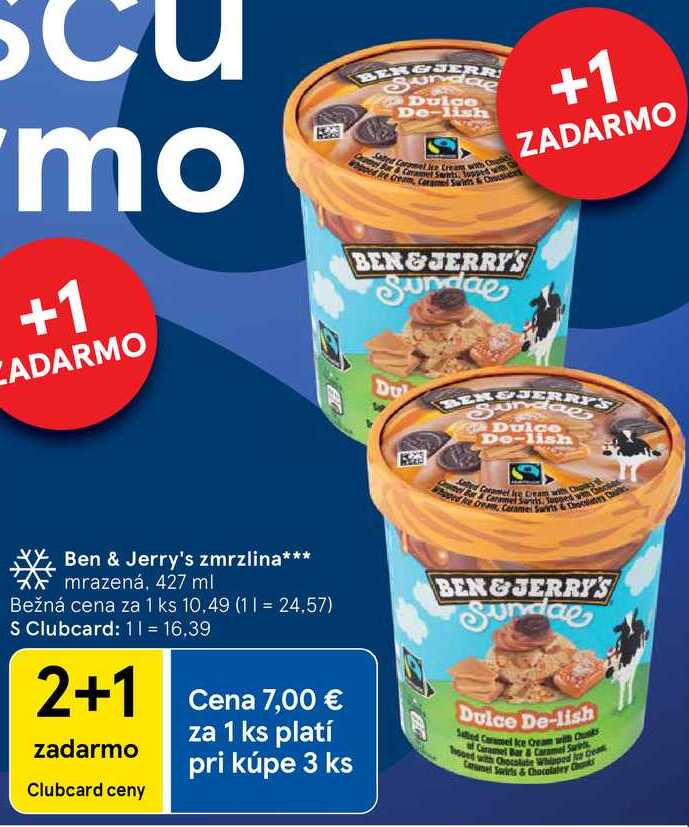 Ben & Jerry's zmrzlina, 427 ml 
