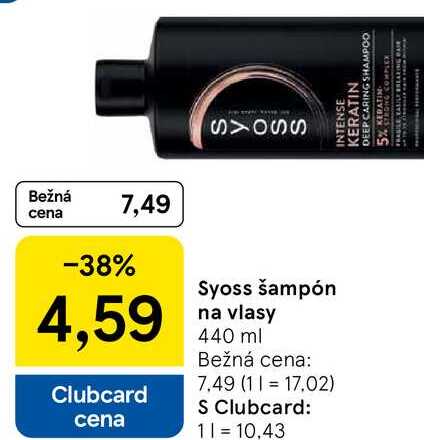 Syoss šampón na vlasy, 440 ml 