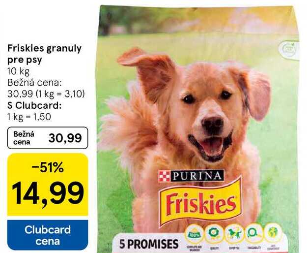 Friskies granuly pre psy, 10 kg 