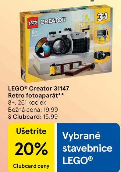 LEGO® Creator 31147 Retro fotoaparát