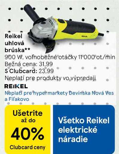 Reikel uhlová brúska