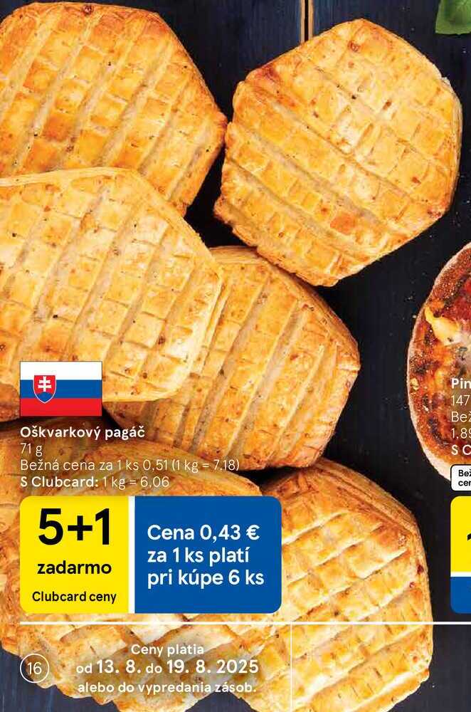 Oškvarkový pagáč, 71 g 