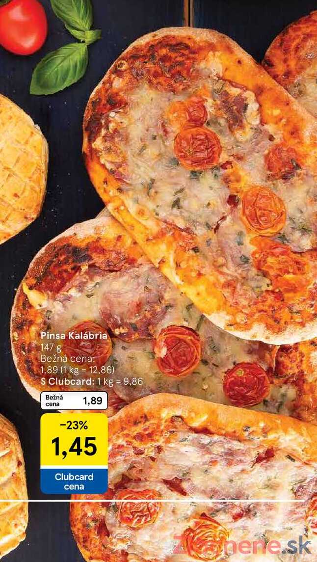 Pinsa Kalábria, 147 g 