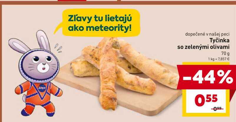 Tyčinka so zelenými olivami 70 g 