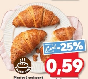 Maslový croissant