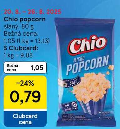 Chio popcorn, 80 g