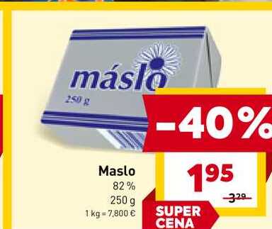Maslo 82% 250 g