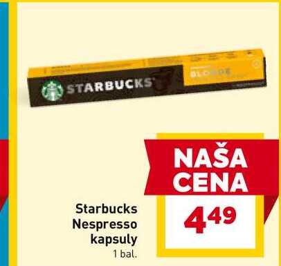 Starbucks Nespresso kapsuly 1 bal. 