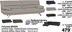 Pohovka BRODY - Taburet