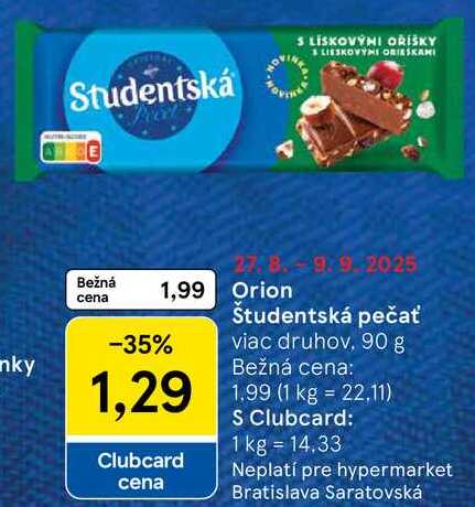Orion Študentská pečať, 90 g