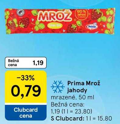 Prima Mrož jahody, 50 ml