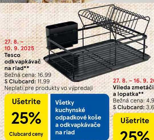 Tesco odkvapkávač na riad
