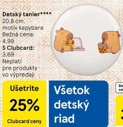 Detský tanier
