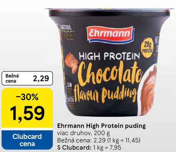 Ehrmann High Protein puding, 200 g