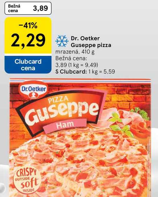 Dr. Oetker Guseppe pizza, 410 g 