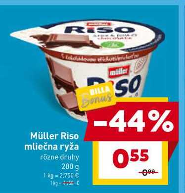 Riso mliečna ryža rôzne druhy 200 g 