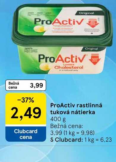 ProActiv rastlinná tuková nátierka 400 g 