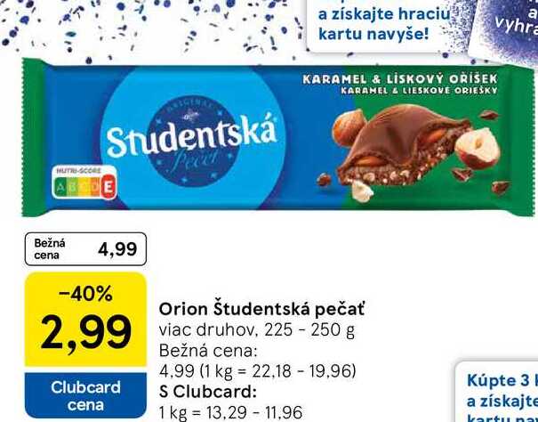 Orion Študentská pečať viac druhov, 225 - 250 g 