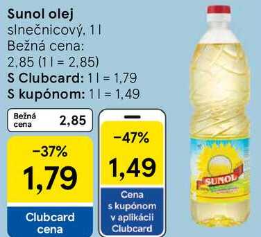 Sunol olej, 1 l