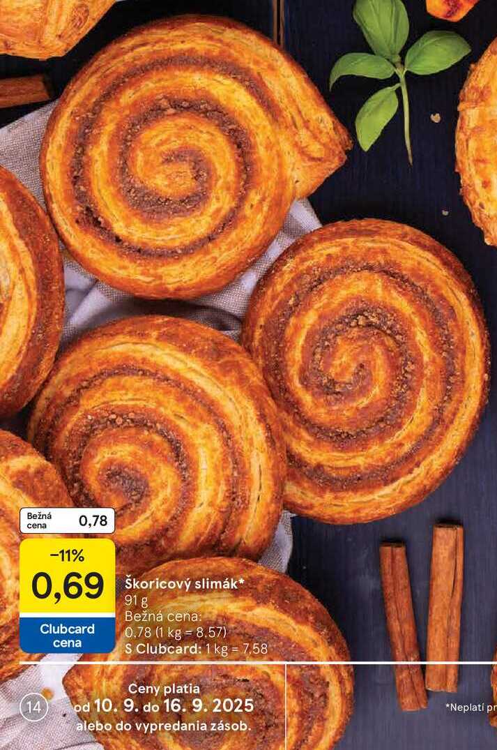 Škoricový slimák, 91 g