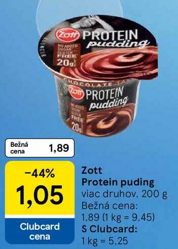 Zott Protein puding, 200 g