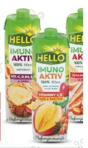 Hello Imuno aktiv Šťava 100 %