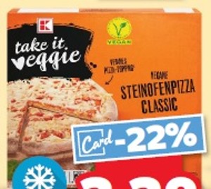 K-Take it veggie Pizza