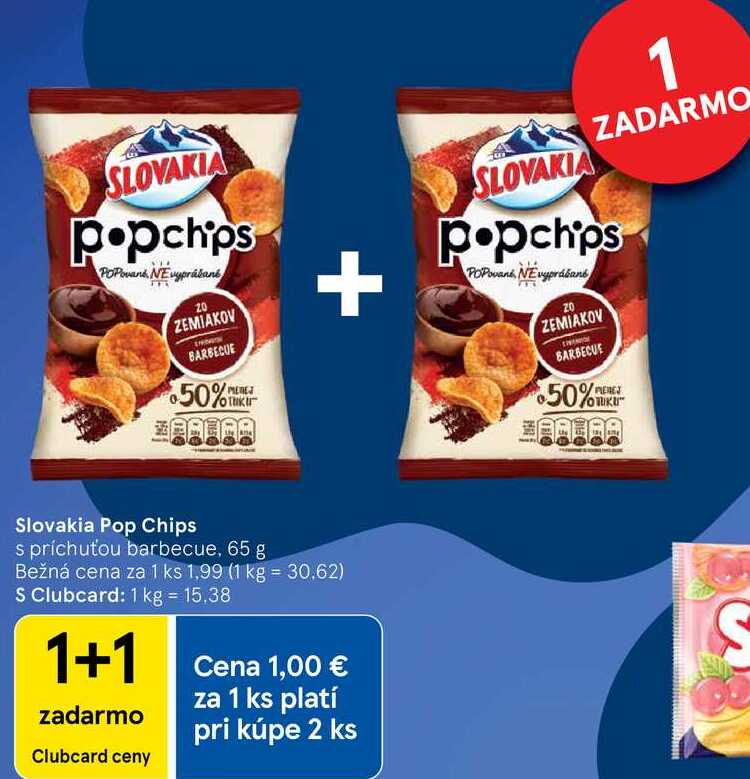 Slovakia Pop Chips, 65 g