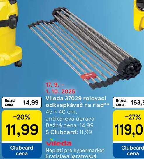 Vileda 37029 rolovací odkvapkávač na riad